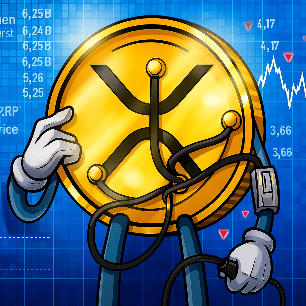 Juros Abertos em XRP Caem US$ 2